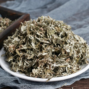 湖北蕲春艾叶中药材艾草野生干货药浴泡头洗头发