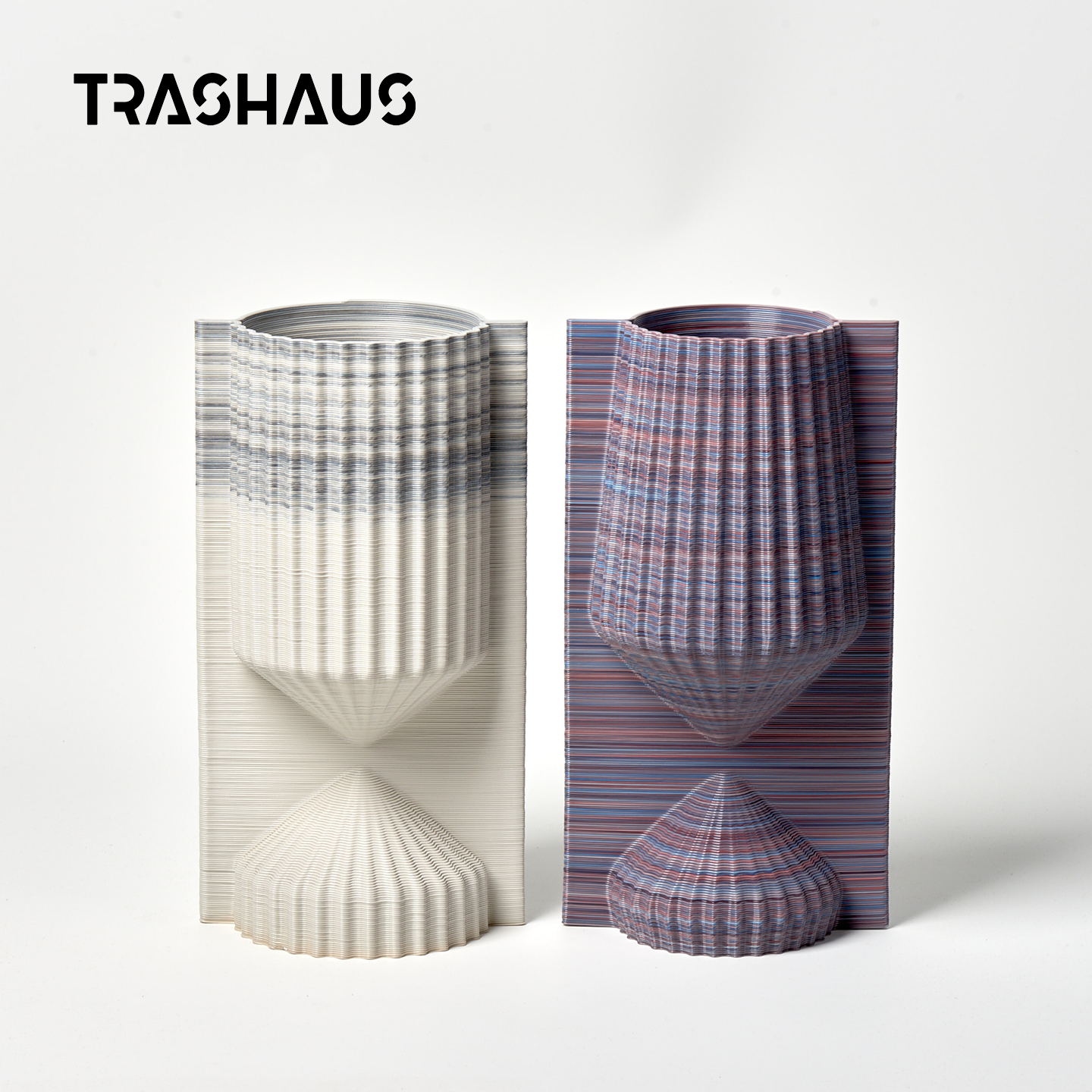 TRASHAUS稀有色一体双面花瓶摆件