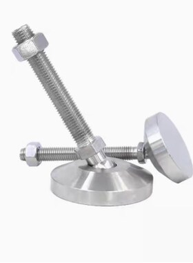 不锈钢万向调节脚杯WAG41-D50-D60-D75-M12-M16-M20-L100