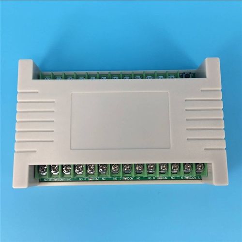 工业级远距离八键无线遥控器交流220V8路接收继电控制器灯具开关