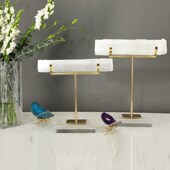 意式 轻奢桌面抽象创意水晶石膏摆件家居客厅玄关样板间房软装 饰品