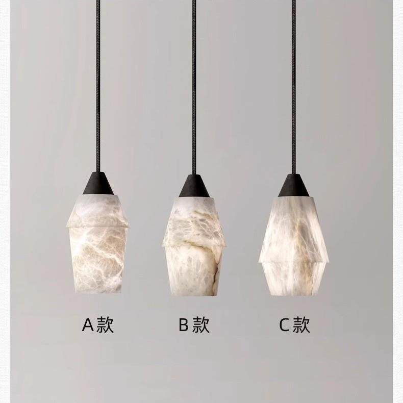 新中式西班牙进口天然餐厅吧台电视机背景墙卧室床头单头云石吊灯,家装灯饰光源,智能吊灯,淘宝优惠券,粉丝福利购,淘宝优惠卷