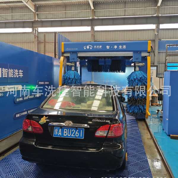 商用全自动洗车设备 智能系统自动匹配清洗模式 无人操作智能洗车