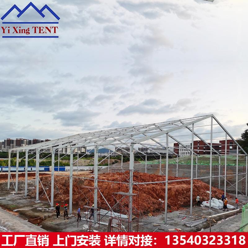 30X40米工业仓储棚房高强度铝合金结构建筑篷房 物流集散储存篷房
