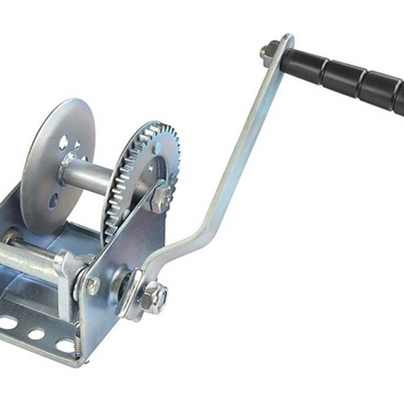 镀锌织带手动绞盘 600小磅250千克 小型简易 家用农用 安全稳定