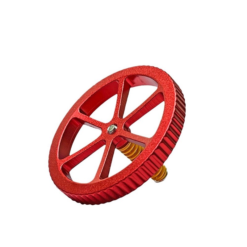 3D打印机热床调平螺母配件CR10 CR10S调平手拧螺母M4金属款红色