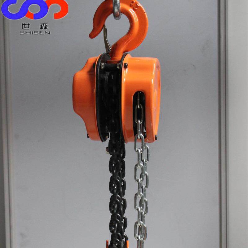 HSC型加重手拉葫芦大包头手拉葫芦5T9米加厚三角罩壳手动吊链葫芦