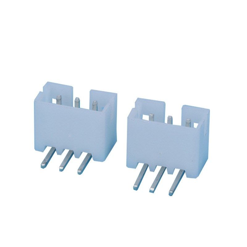 厂家直销2.0MM弯针针座插针接插件PH-3AW阻火阻燃白色连接器