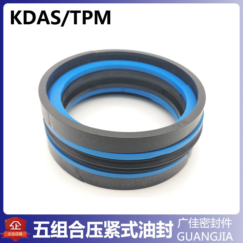 孔用密封圈五件套组合油封 DAS 120 95/120 106/125 100/103/108