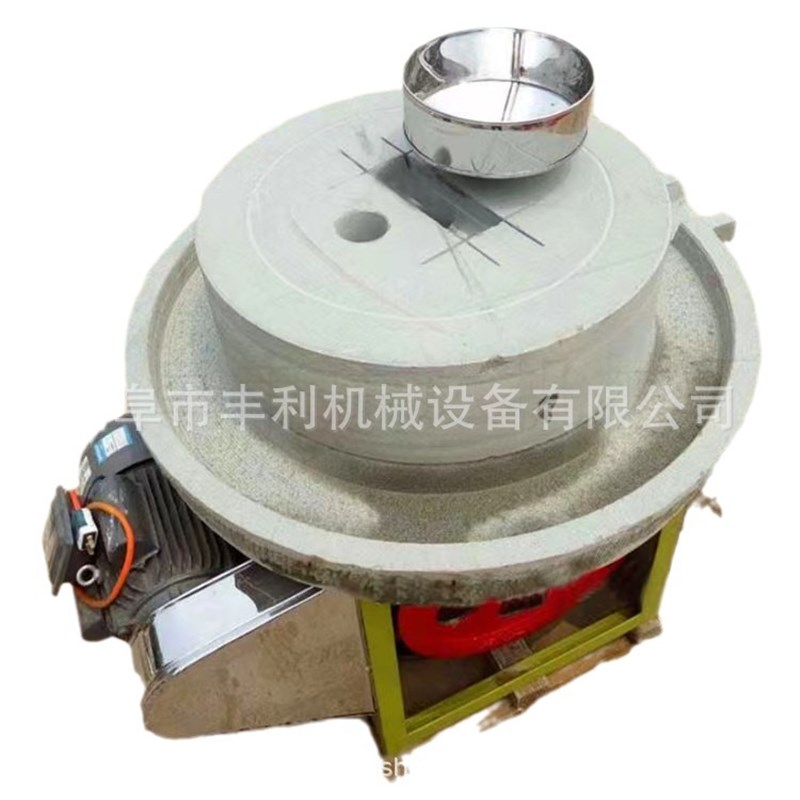 两相电米粉肠粉石磨 碾谷子小麦机器 豆腐豆浆电动石磨机