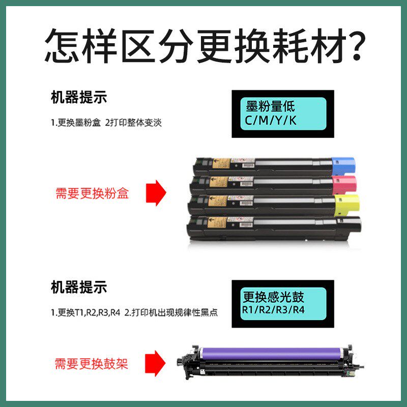 适用施乐SC2020粉盒SC2020DA/2020CPS墨盒复印机彩色碳粉盒