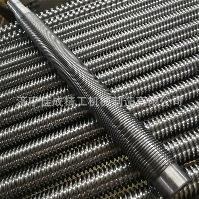 济宁佳成加工梯形丝杆精车机床丝杆T30T40T形螺纹正反牙调节丝杆