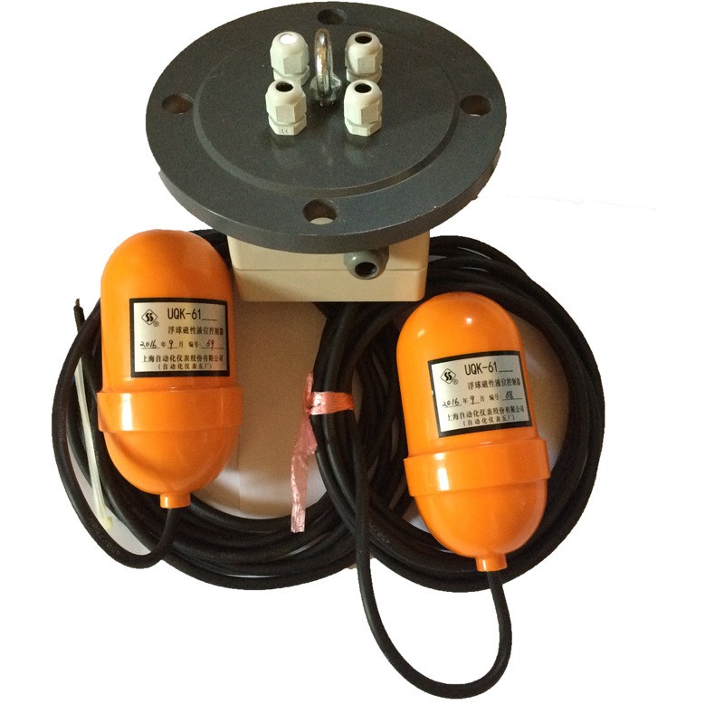 上仪UQK-612浮球磁性液位控制器双点开关2个浮球悬挂投入式液位计