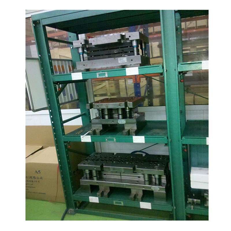 抽屉式货架全开半开式重型模具架子三立柱模具架车间模具整理架