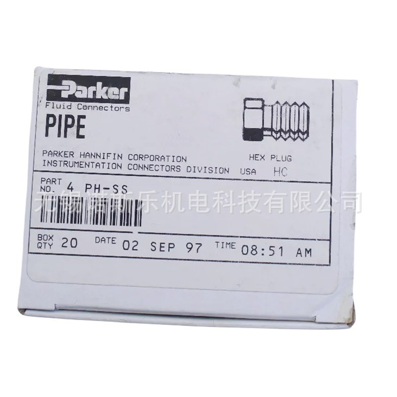 PARKER仪表接堵头4 PH-SS密封高压液压管防泄漏可靠
