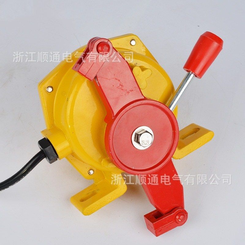 HFKLT2-II双向拉绳开关手动复位皮带输送机拉线安全急停开关KLT2