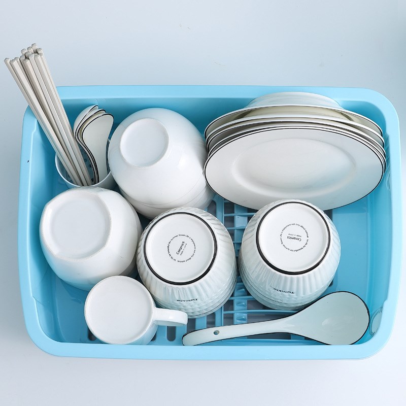 厨房沥水碗柜碗盘收纳置物柜餐具橱柜碗架小型家用碗筷收纳盒