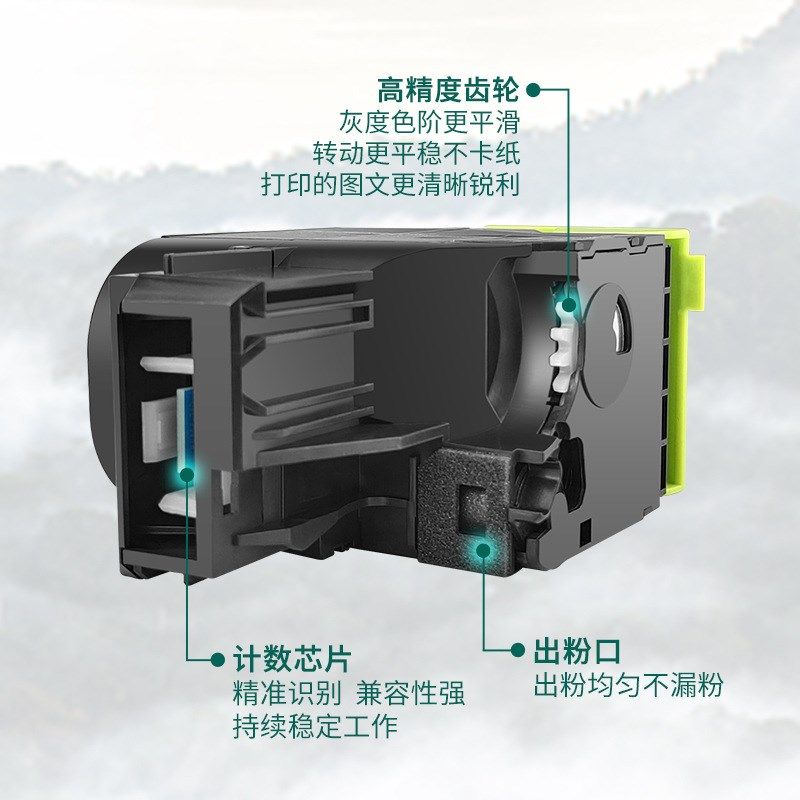 适用利盟CX510DE粉盒CX510DHE彩色碳粉盒CX410E墨盒80C1HK0粉盒