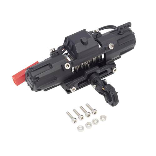 1/10仿真攀爬车金属电动绞盘 双动力绞盘 TRX4 90046 D90 控制器