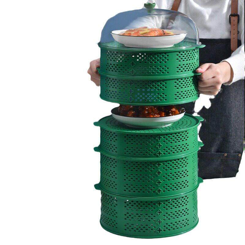 阿诺欣镂空菜罩透气夏天防尘防蝇虫餐桌盖饭菜家用剩菜置物架多层