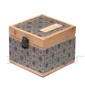 茶具包装 收纳盒 紫砂壶包装 锦盒 正方形楠竹布艺礼品盒新中式