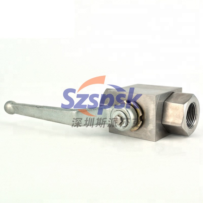 不锈钢 板式两通高压面板液压高温球阀KHP DN15 dn20 dn25