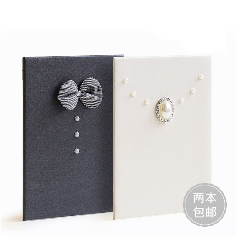 男女礼服网红轻奢接亲誓言书结婚礼宣言本册森系主持人手卡道具夹