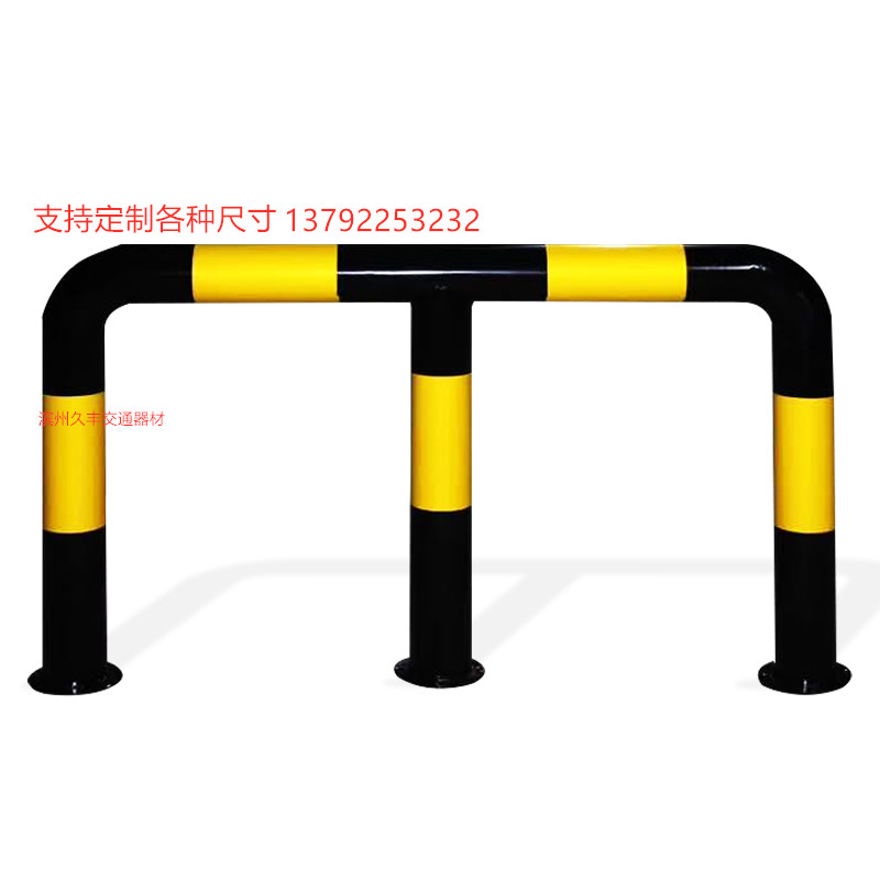 可定制钢管防撞挡车杆车杠挡车护栏型器U型M型加油站防撞杠警示柱