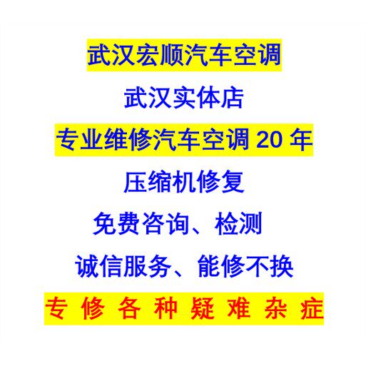 维修汽车空调压缩机泵浦