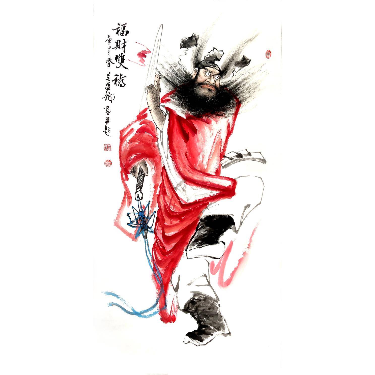 私人定制纯手绘国画写意工笔花鸟人物山水走兽书法个性字画名家画