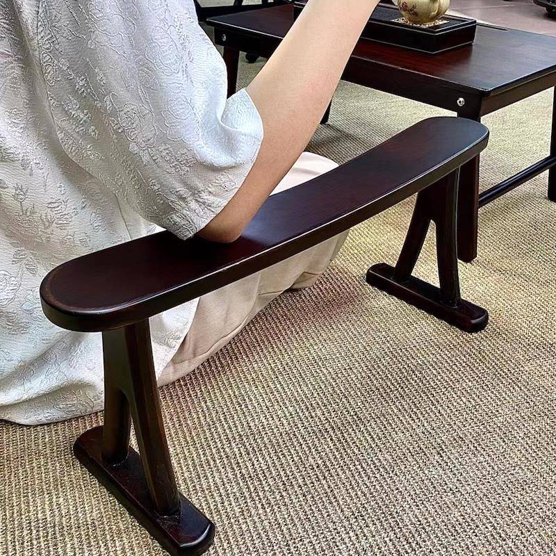 楠竹 中式凭几扶手榻榻米凭几小凭几古代床上靠几新中式侧椅