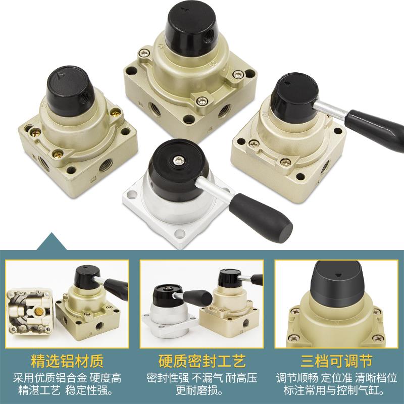 气缸HV气动开关02手动阀200B手转阀200D气阀控制阀03换向阀手扳阀