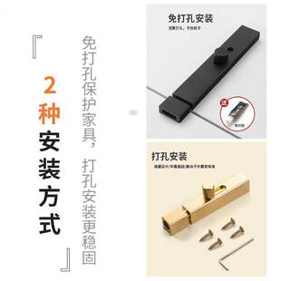 极简玻璃门插销门栓锁木门厕所防盗门扦内反插锁门闩门扣门拴锁扣