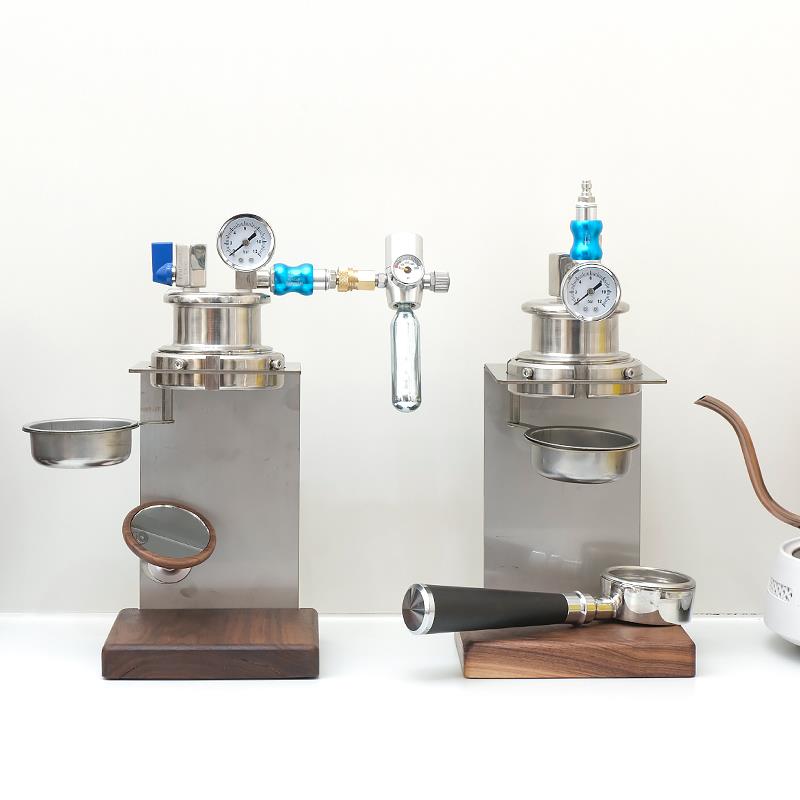 气动58mm手柄版咖啡机手动户外露营便携式小型家用半自动意式浓缩