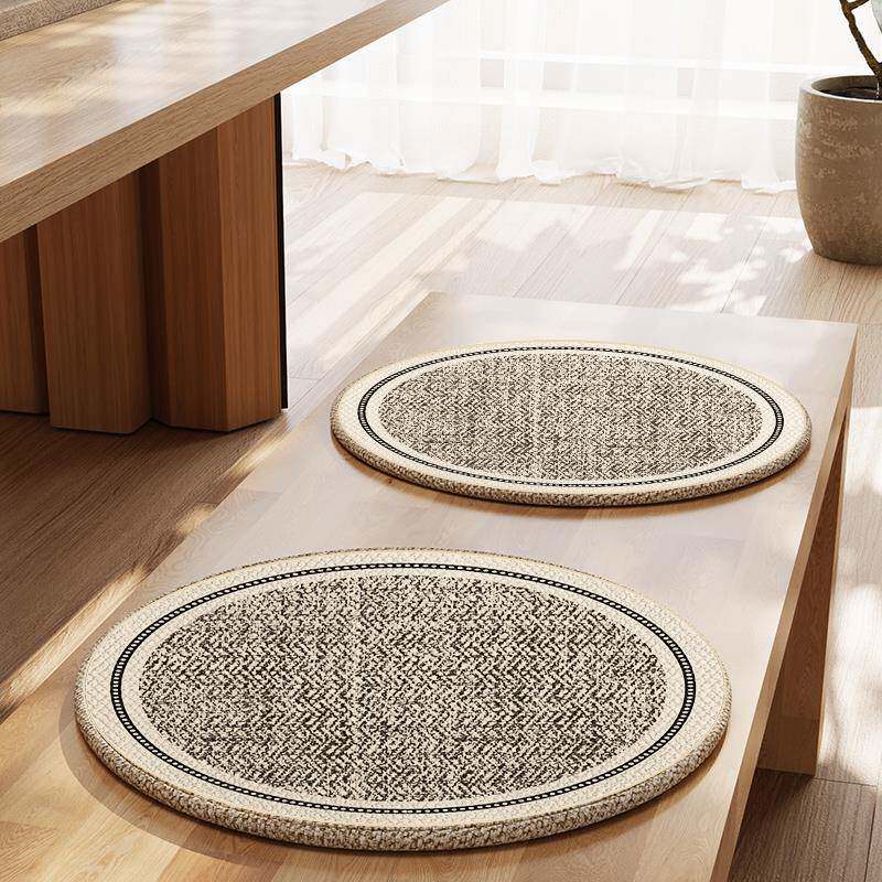 餐桌椅子垫子餐椅坐垫四季通用家用防滑圆形凳子高级感办公椅座垫