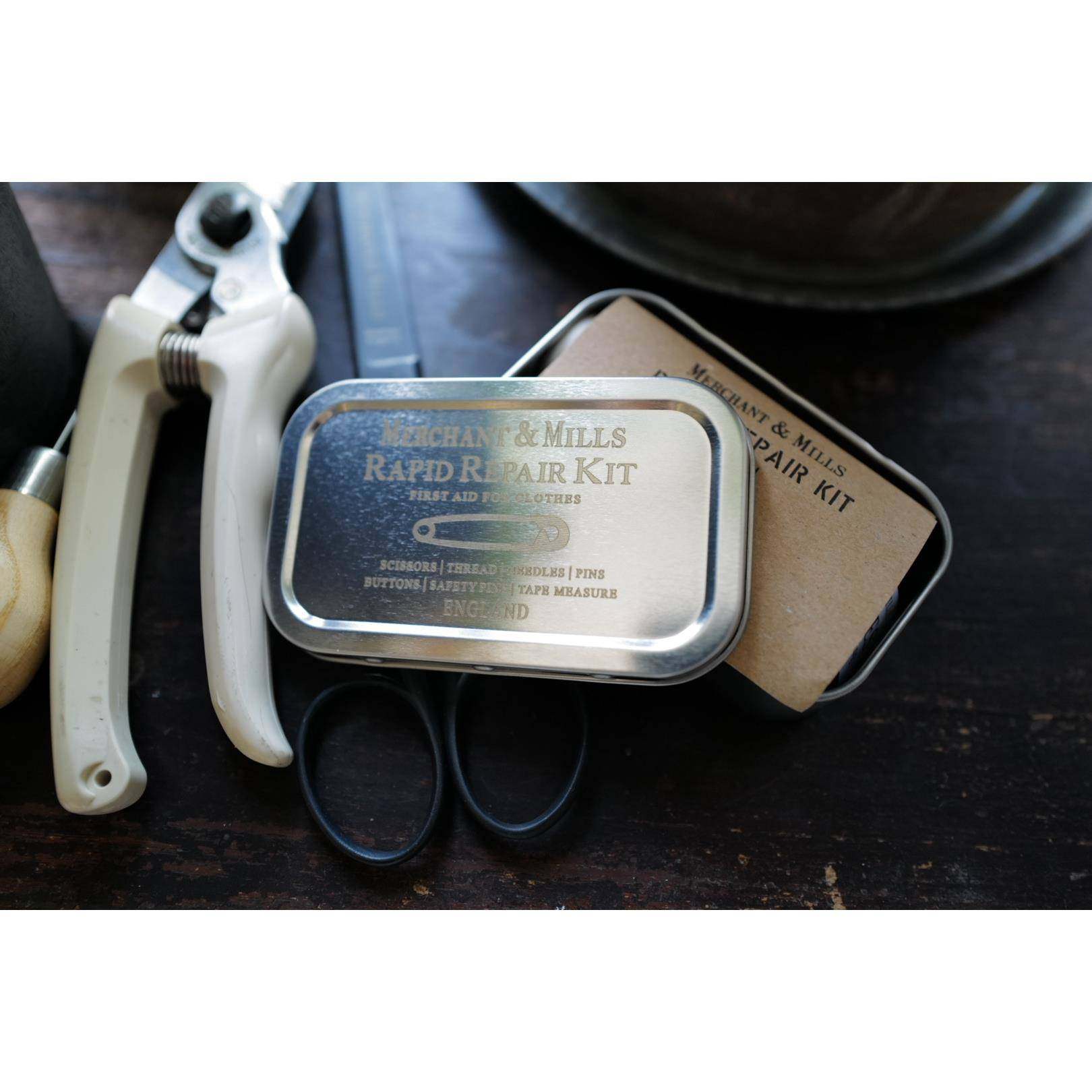 英国Merchant and mills缝补针线盒大约94mmx56mm外盒尺寸