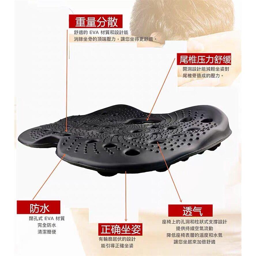 backjoy汽车坐垫办公室美臀护腰久坐神器痔疮屁股轮椅夏透气座垫