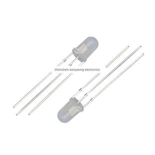 5mm红绿/红蓝双色发光二极管LED灯泡F5红绿蓝直插实验灯珠元件包