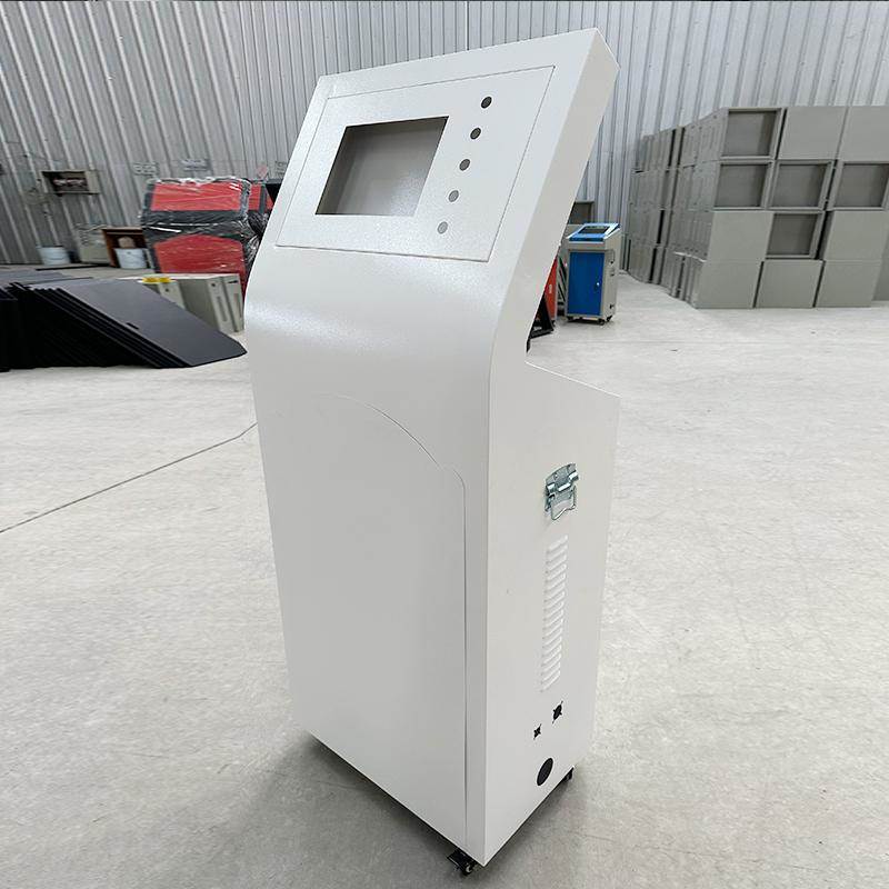 定制电控箱斜面控制柜plc琴式操作台落地查询机箱外壳配电箱厂家