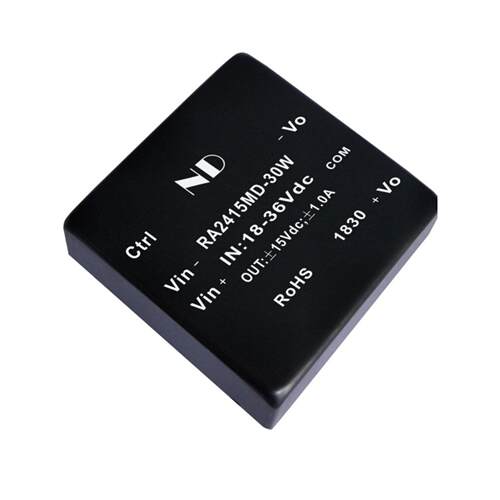 DC-DC电源模块RA2415MD-30W 24V转正负15V 30W稳压隔离变换器