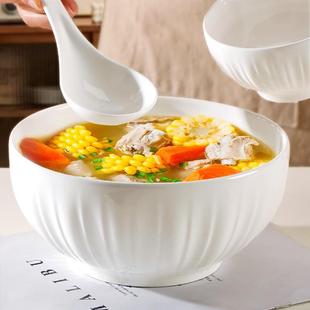 家用陶瓷大碗2025新款 8英寸汤碗2只16.8元 高颜值大号汤面碗釉下彩