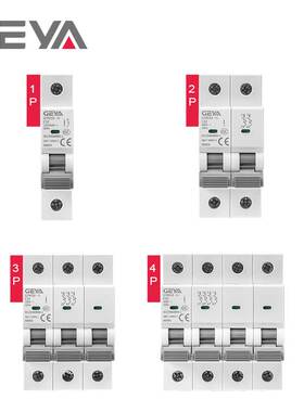 GEYA格亚C65空气开关2P 63A小型断路器6kA总闸25A家用40A GYM10