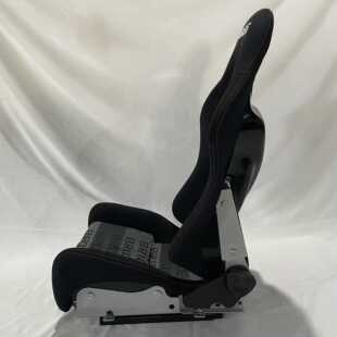 现货BRIDE汽车座椅改装带滑道玻璃纤维赛车座椅黑色刺绣模拟器桶