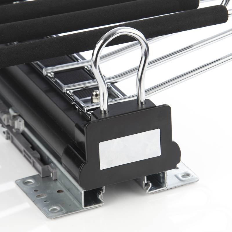 顶装双排柜内裤架伸缩衣柜裤架衣帽间推拉西裤架裤挂阻尼抽架裤抽