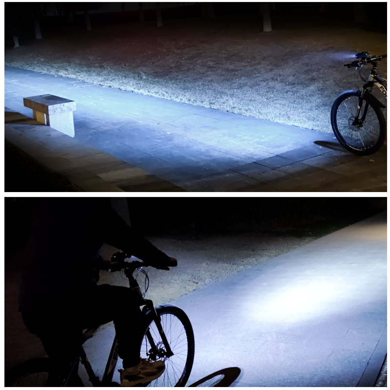 自行车灯前灯铃铛超响强光夜骑通用喇叭单车铃儿童山地车夜间骑行