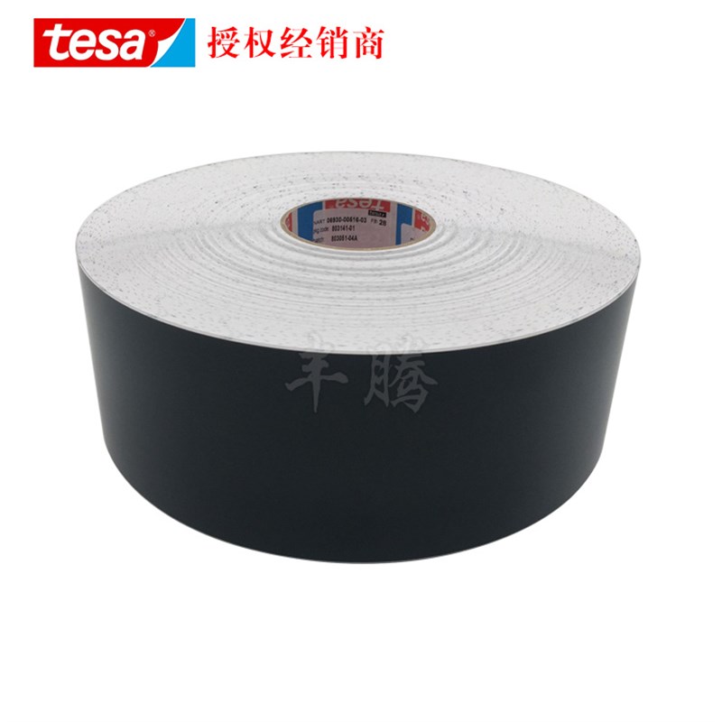 德莎tesa6930黑色哑面亮面激光打刻铭牌标签胶带耐高温耐磨防篡改