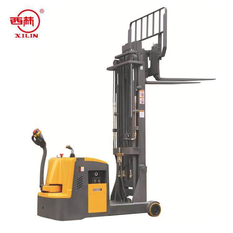 仓库用无叉腿配重型电动叉车1.5T升高5.6米上货架用配重电动叉车