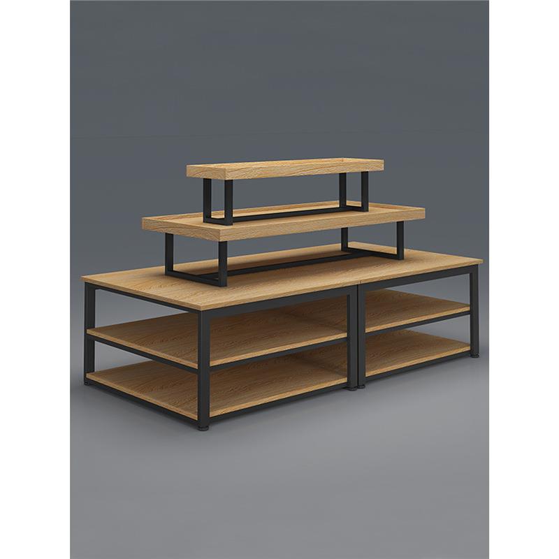 展示柜货架超市中岛柜堆头化妆品服装店鞋子陈列柜展示架促销台