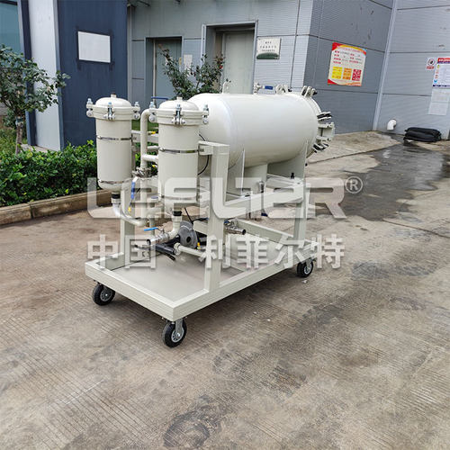 LYC-100J聚结脱水滤油机 钢铁机械设备润滑油净化油水分离滤油机