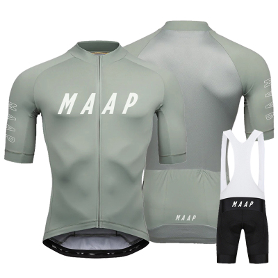 MAAP男子公路自行车夏季骑行服短袖牛奶丝面料舒适透气骑行套装